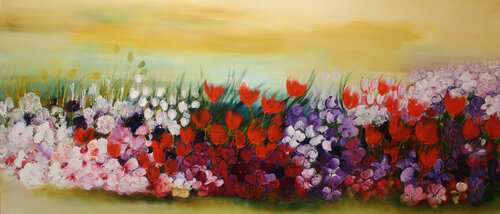 Bloemenzee 16-01 di Wil Lof, Pittura in vendita su Singulart