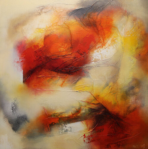 Elysian Abstract 80 12-01a by Wil Lof, Painting for Sale on Singulart