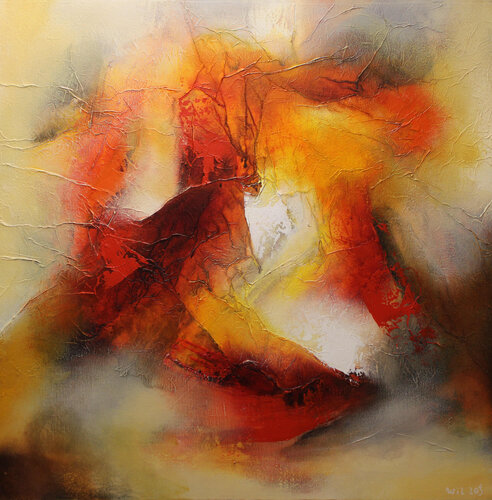 Elysian Abstract 80 12-01c by Wil Lof, Painting for Sale on Singulart