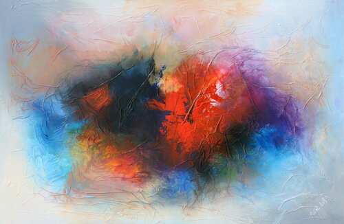 Abstract 21-07 van Wil Lof, Schilderij te koop op Singulart