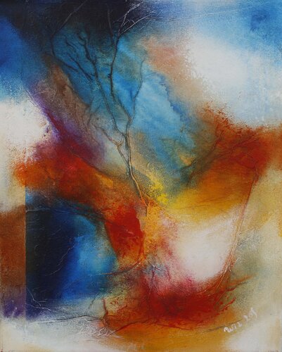Abstract Scene 03-05 di Wil Lof, Pittura in vendita su Singulart