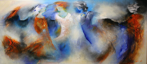 A-Venue 19-02 van Wil Lof, Schilderij te koop op Singulart
