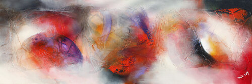 Abstract 23-02 van Wil Lof, Schilderij te koop op Singulart