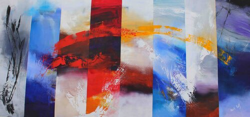 Abstract 16-01 by Wil Lof, Painting for Sale on Singulart