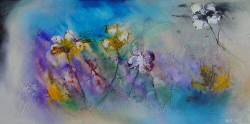 Flowers 14-03 van Wil Lof, Schilderij te koop op Singulart