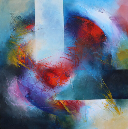 Terre Circulaire 26-02 by Wil Lof, Painting for Sale on Singulart