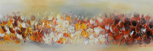 Sea of Flowers 01 by Wil Lof, Painting for Sale on Singulart