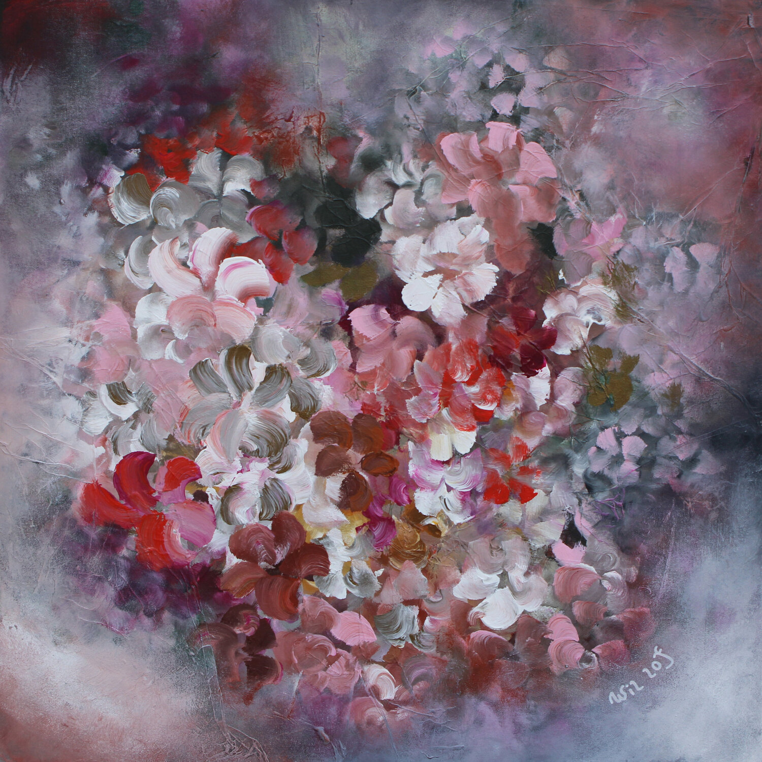 Sea of Flower 23-02 Wil Lof Originalgemälde zu verkaufen