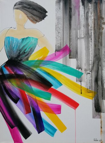 La mode von Yutao Ge, Malerei kaufen auf Singulart