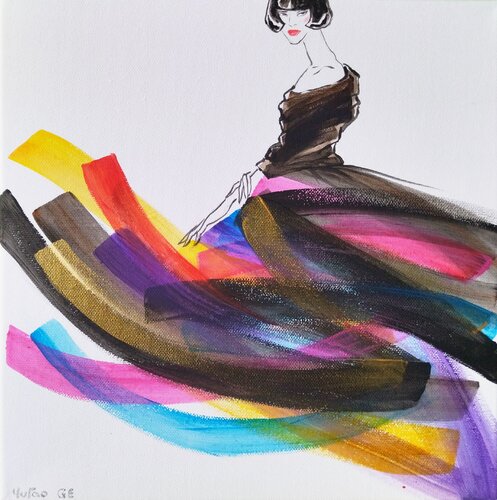Belle robe von Yutao Ge, Malerei kaufen auf Singulart