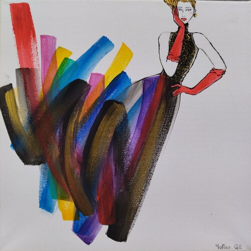 Joie en elle von Yutao Ge, Malerei kaufen auf Singulart