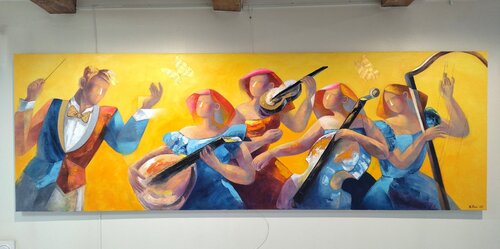 La chanson d'amour du papillon von Yutao Ge, Malerei kaufen auf Singulart