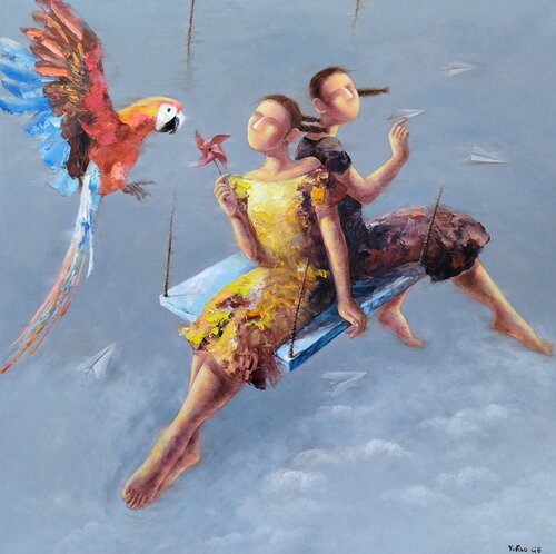 Moulin à vent von Yutao Ge, Malerei kaufen auf Singulart