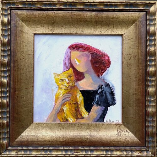 Chat d'oré von Yutao Ge, Malerei kaufen auf Singulart