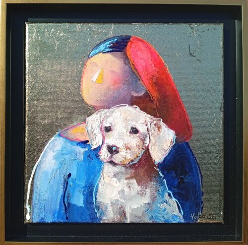 Chien blanc von Yutao Ge, Malerei kaufen auf Singulart