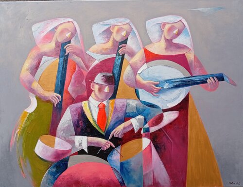 Musique ensembles von Yutao Ge, Malerei kaufen auf Singulart