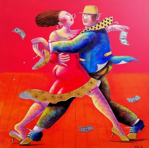 Danser à la folie von Yutao Ge, Malerei kaufen auf Singulart