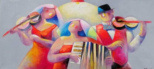 Peitit concert von Yutao Ge, Malerei kaufen auf Singulart