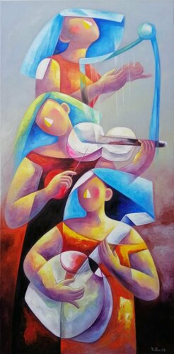 Ensembles van Yutao Ge, Schilderij te koop op Singulart