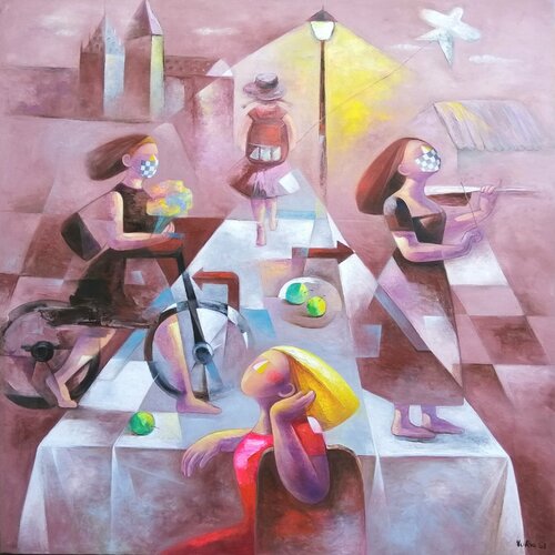 Déconfinement van Yutao Ge, Schilderij te koop op Singulart