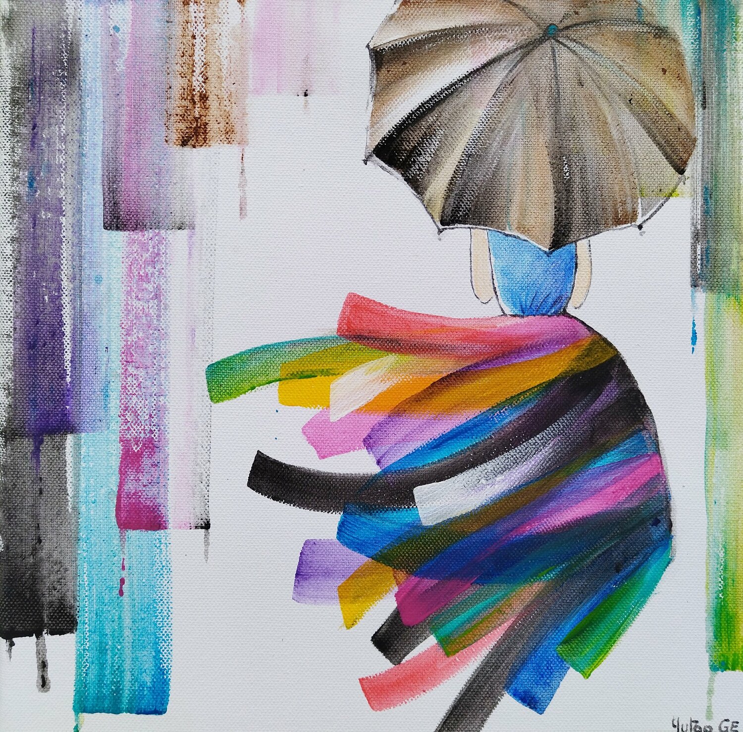 La pluie Yutao Ge