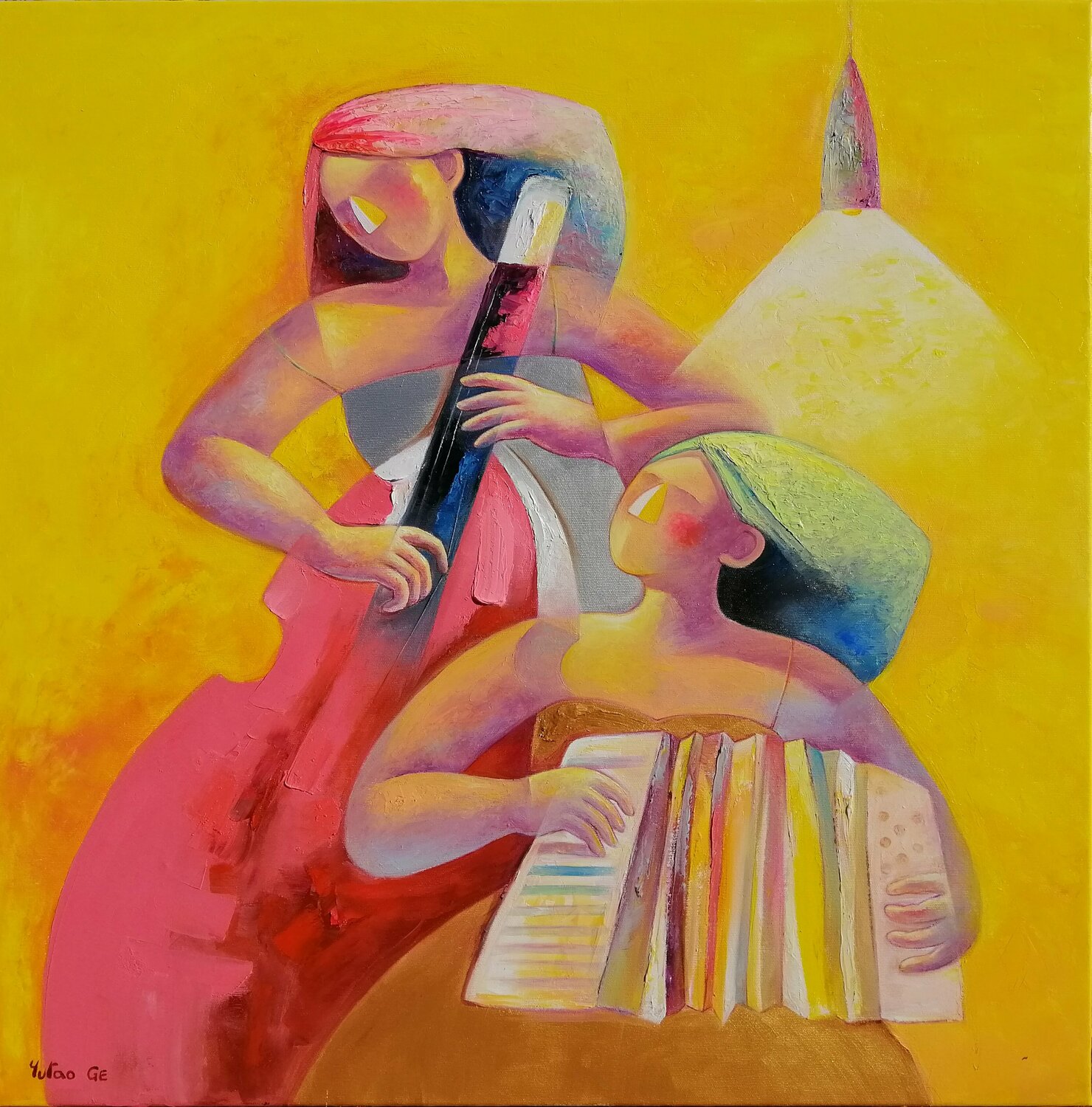 Violoncelle rose Yutao Ge
