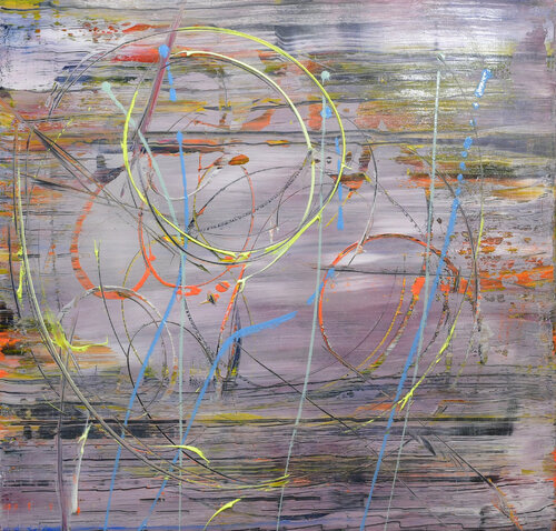 GEOMETRY OF THE SONG OF THE BEES di Véronique Massie, Pittura in vendita su Singulart