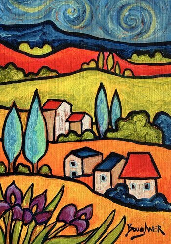 Gem 183 by Elisa Boughner, Painting for Sale on Singulart