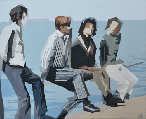 Summer Sunday di Dorota Kwiatkowska, Pittura in vendita su Singulart