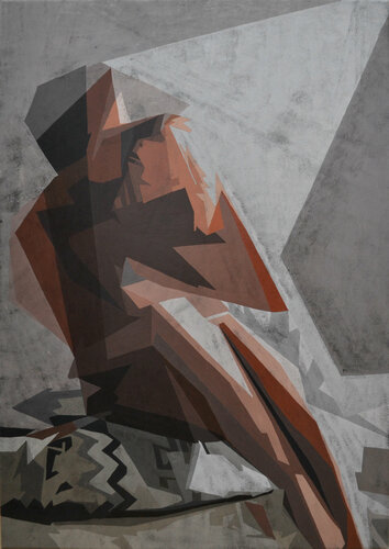 pay then I'll sleep by your side par Dorota Kwiatkowska, Peinture en vente sur Singulart