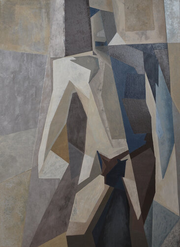 mężczyzna stojący de Dorota Kwiatkowska, Pintura a la venta en Singulart