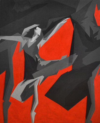 bez tytułu par Dorota Kwiatkowska, Peinture en vente sur Singulart