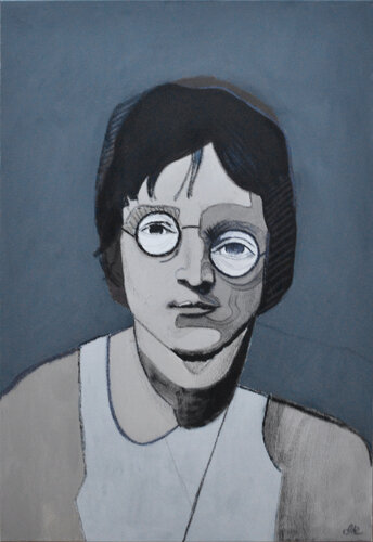 John Lennon von Dorota Kwiatkowska, Malerei kaufen auf Singulart
