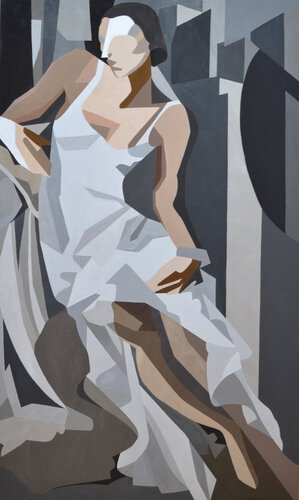 Podróbka sukienki par Dorota Kwiatkowska, Peinture en vente sur Singulart