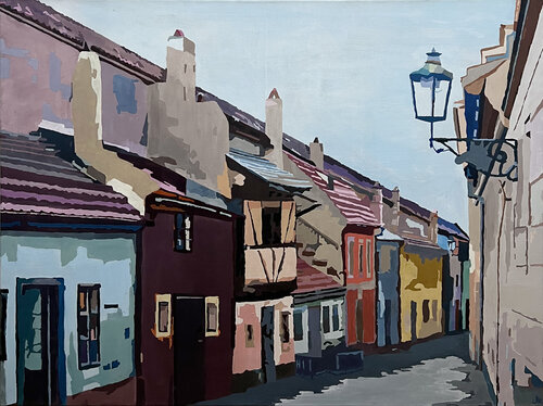 praha by Dorota Kwiatkowska, Painting for Sale on Singulart