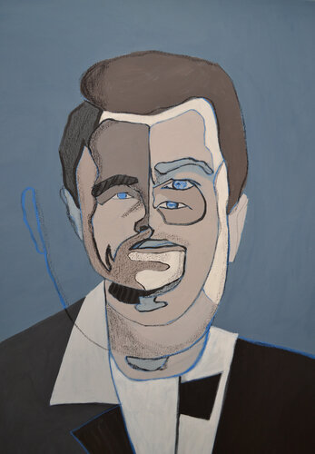 Leo trzy twarze von Dorota Kwiatkowska, Malerei kaufen auf Singulart