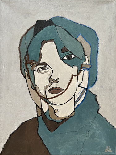 I am blue von Dorota Kwiatkowska, Malerei kaufen auf Singulart