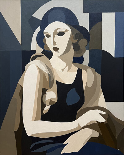 Kobieta z marmuru I di Dorota Kwiatkowska, Pittura in vendita su Singulart