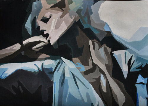 Long night par Dorota Kwiatkowska, Peinture en vente sur Singulart