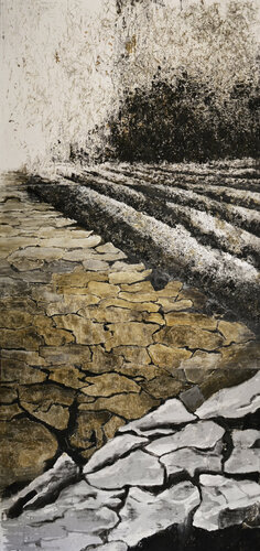 Earth colors par Dorota Kwiatkowska, Peinture en vente sur Singulart