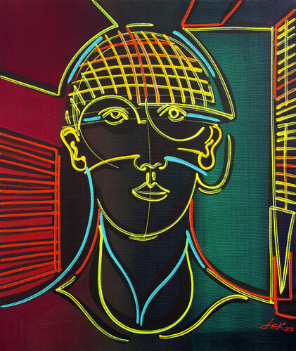 face IA van Dek, Schilderij te koop op Singulart