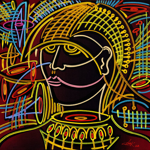 rosto VIII von Dek, Malerei kaufen auf Singulart