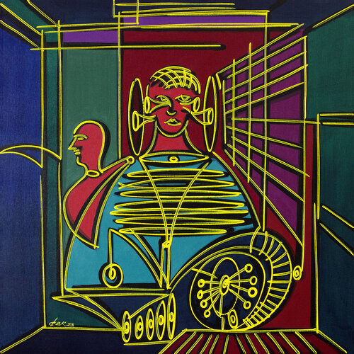 o ser quântico von Dek, Malerei kaufen auf Singulart