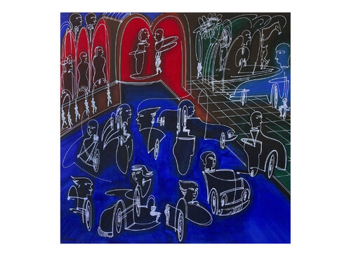 A Walk in the Mall by Dek, Digital for Sale on Singulart