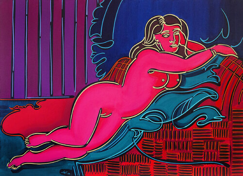 nú inclinado von Dek, Malerei kaufen auf Singulart