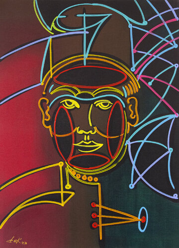 O chef francês / The french chef de Dek, Pintura a la venta en Singulart