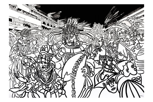 Minha Escola na Avenida 04 by Dek, Print for Sale on Singulart