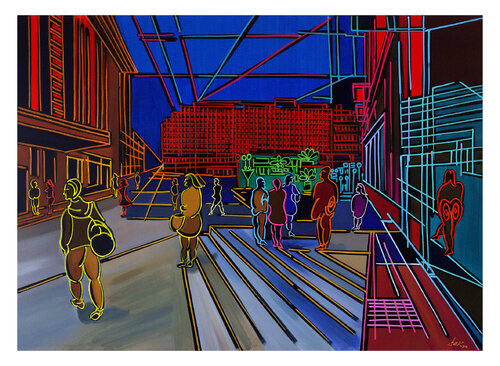 Interior von Dek, Druck kaufen auf Singulart