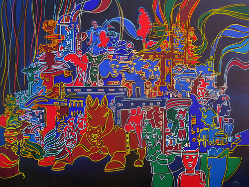 alegorical car I Dek