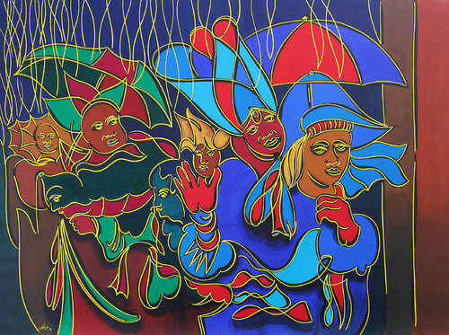 street's carnival de Dek, Pintura a la venta en Singulart